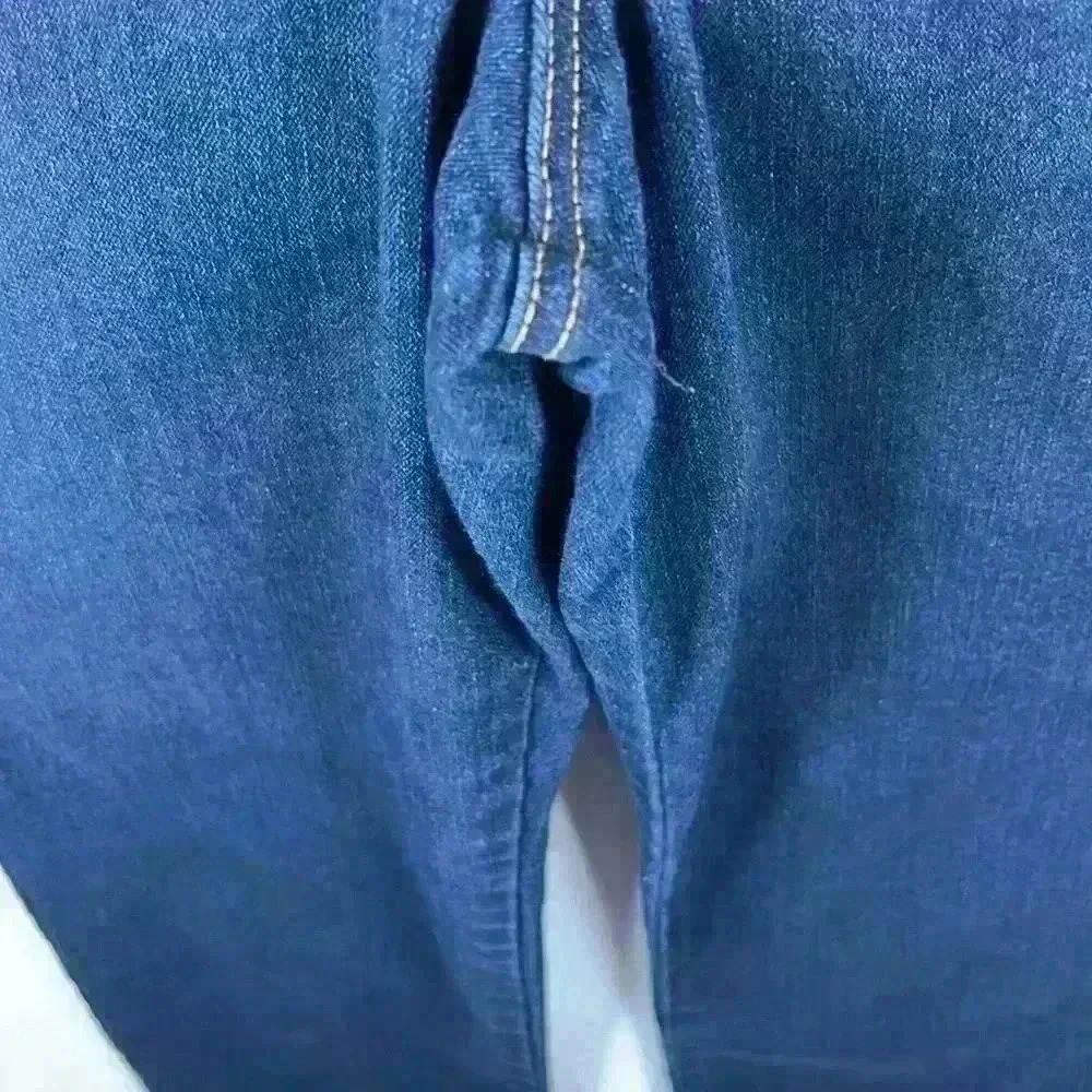 Style & Co Women’s Jeans Size 12P Dark Blue Wash High Rise Straight Leg - Picture 7 of 11